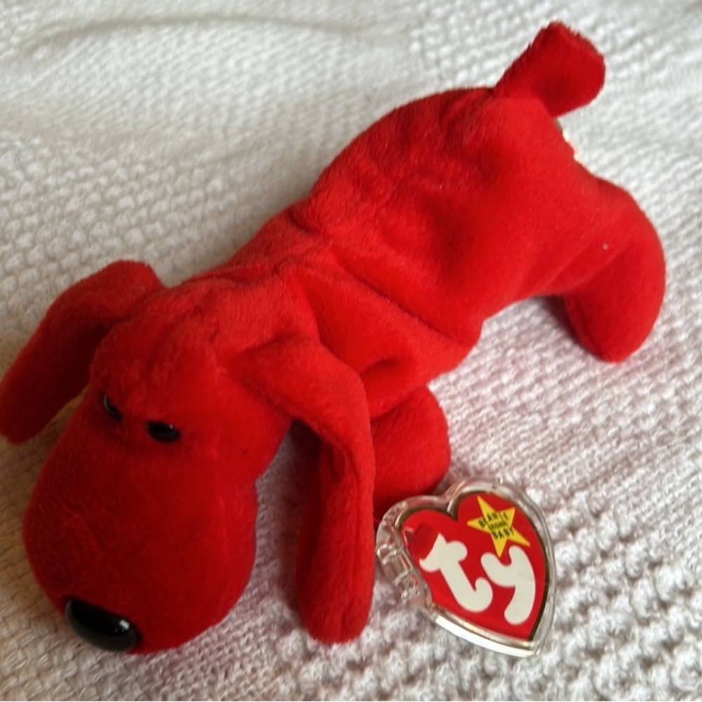 Ty Red Dog Beanie Baby ~ Rover - Picture 2 of 4